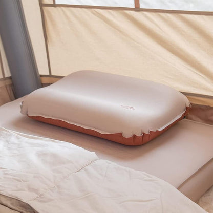 Bantal Traveling/Portable - Naturehike 3D Comfortable Silent Foam Pillow / Apricot