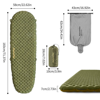 Matras Angin Camping - Naturehike TuYe™ 3.5 Ultralight Inflatable Pad (Mummy)