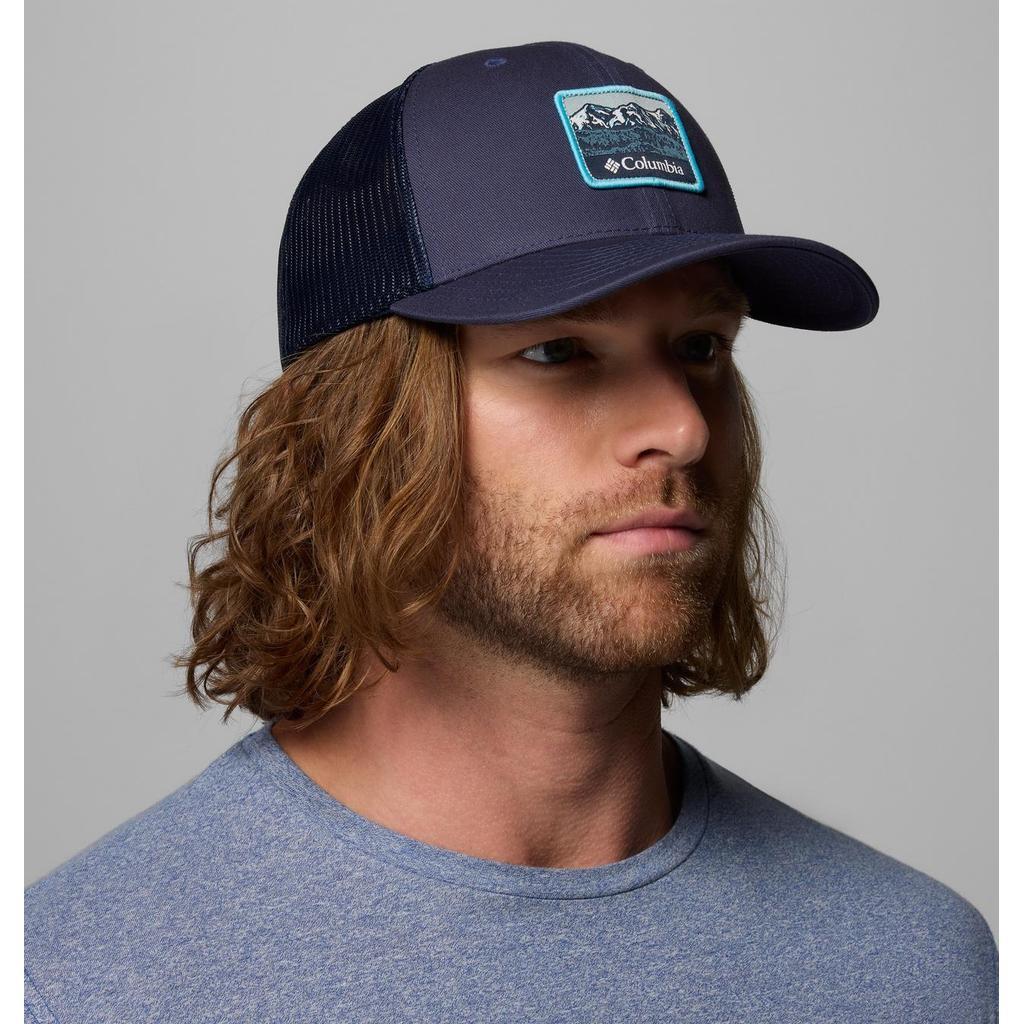 Topi Outdoor Unisex - Columbia Mesh Snap Back Cap High & Adjustable  (Nocturnal/Sisters)