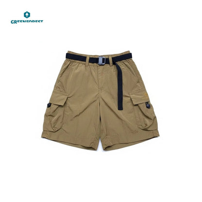 Celana Pendek Cargo Anak-anak Unisex - Greenforest Hinoki / FREE Belt