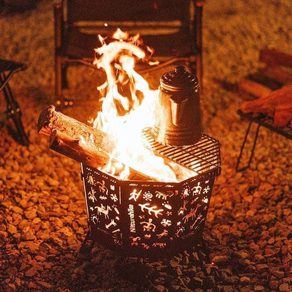 Tungku Lipat Outdoor - Naturehike Totem™ Portable Folding Fire Pit