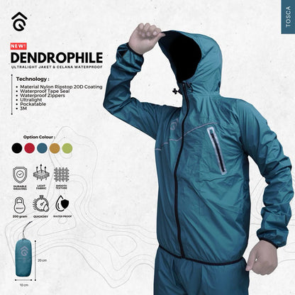 Jaket Celana Waterproof Pocketable - Angsana Dendrophile Series