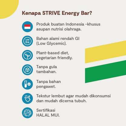 Strive Energy Bar Greentea - Camilan Instant Berenergi