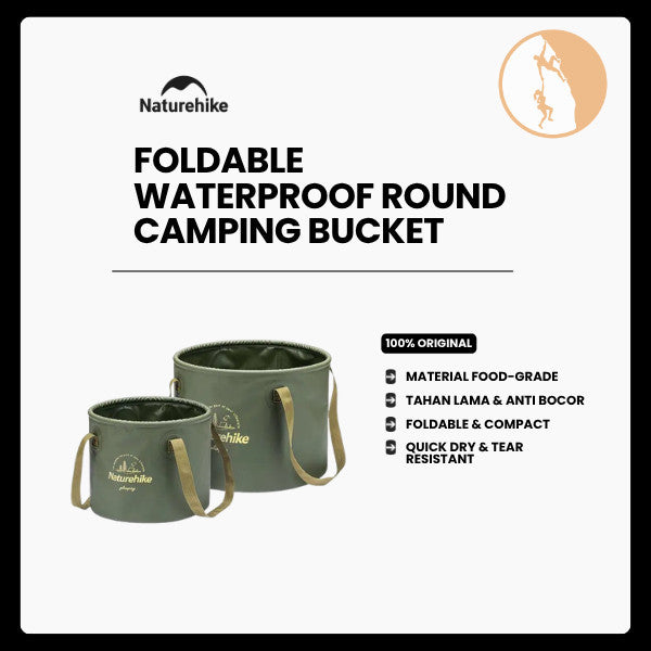 Ember Lipat Outdoor - Naturehike Foldable Waterproof Round Camping Bucket