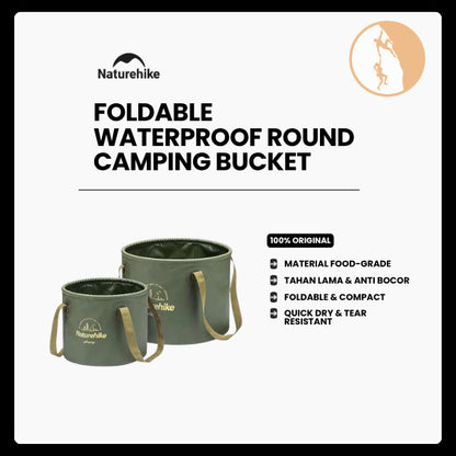 Ember Lipat Outdoor - Naturehike Foldable Waterproof Round Camping Bucket
