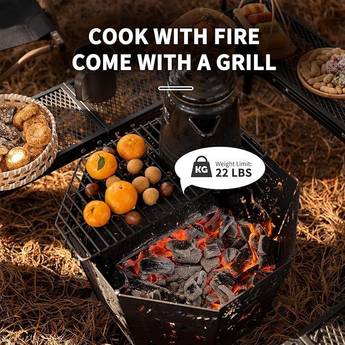 Tungku Lipat Outdoor - Naturehike Totem™ Portable Folding Fire Pit