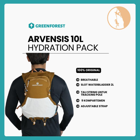 Hydration Pack Trail Running - Greenforest Arvensis 10L