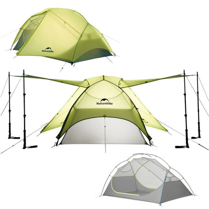 Tenda Camping/Ultralight Backpacking Tent - Naturehike Star River™ EXT / Kapasitas 2 Orang / 10D Nylon