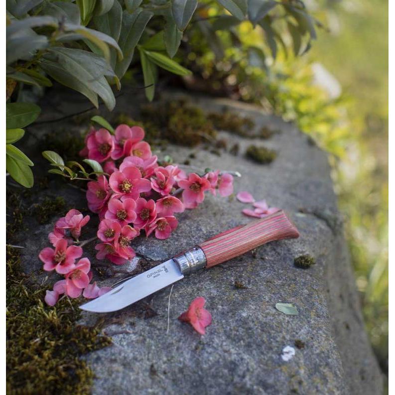 Opinel No. 08 Red Laminated Birch