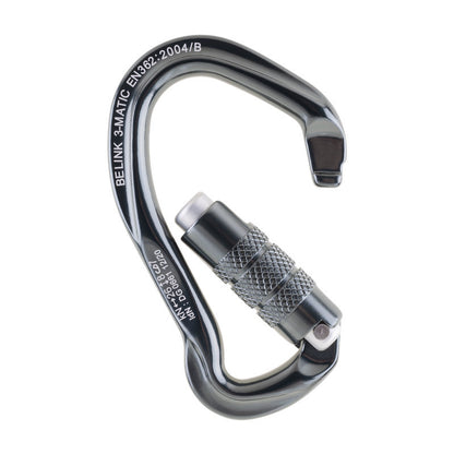 Karabiner Panjat - Beal Link 3-Matic - Asymmetrical Carabiner / Triple-Lock Mechanism