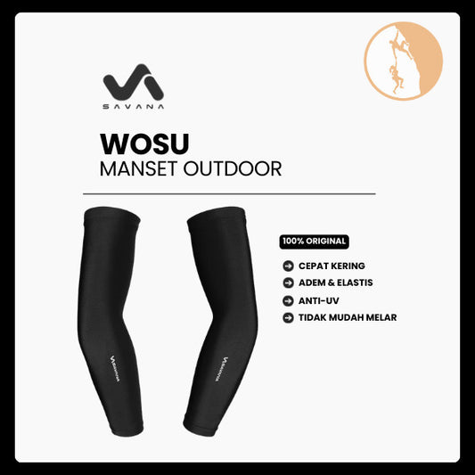 Manset Outdoor / Arm Sleeves - Savana Wosu (Black)