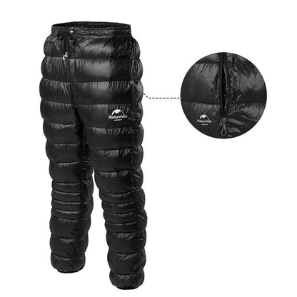 Celana Gunung/Outdoor Bulu Angsa - Naturehike DW-90 White Goose Down Pants with Pockets
