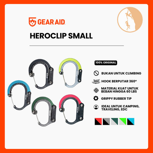 Karabiner Multifungsi - Gear Aid Heroclip (Small / 31gr)