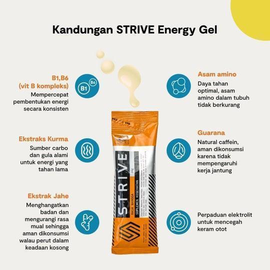 Strive Energy Gel Mangga - Camilan Instant Berenergi