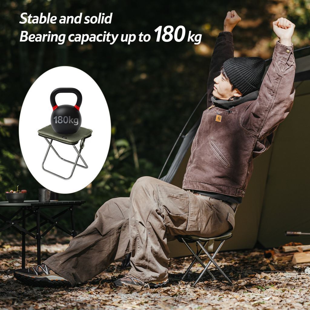 Meja Camping Portable - Yamami XL01 Ultralight Folding Camping Stool / Aluminum Alloy Mini Table