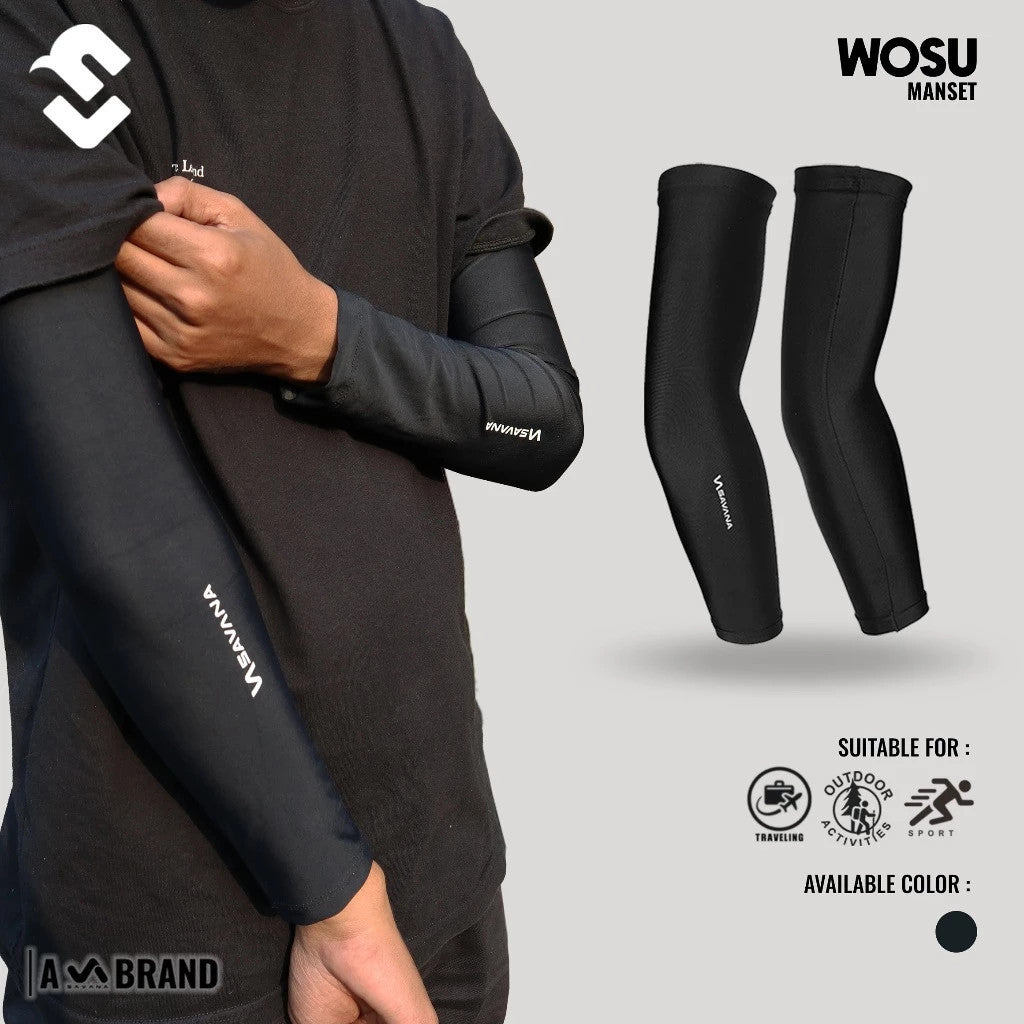 Manset Outdoor / Arm Sleeves - Savana Wosu (Black)