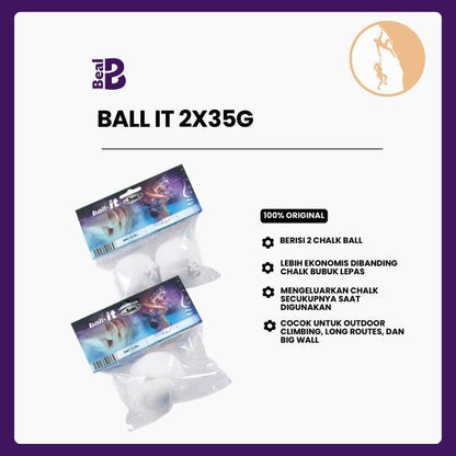 Bola Kapur Magnesium Climbing - Beal BALL IT 2X35G
