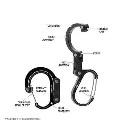 Karabiner Multifungsi - Gear Aid Heroclip (Mini / 20gr)