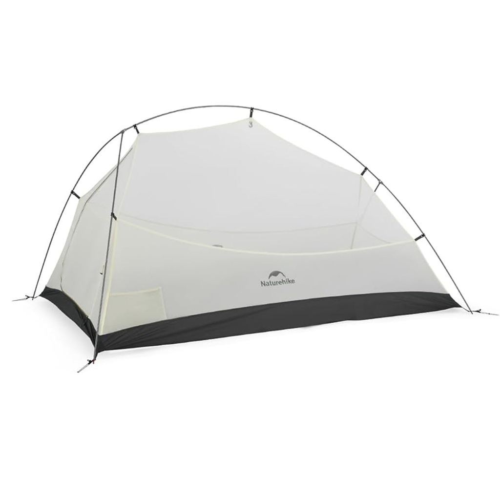 Tenda Camping/Ultralight Backpacking Tent - Naturehike Cloud Up™ UL / Kapasitas 1 Orang / 15D Nylon (Moon Rock Grey)