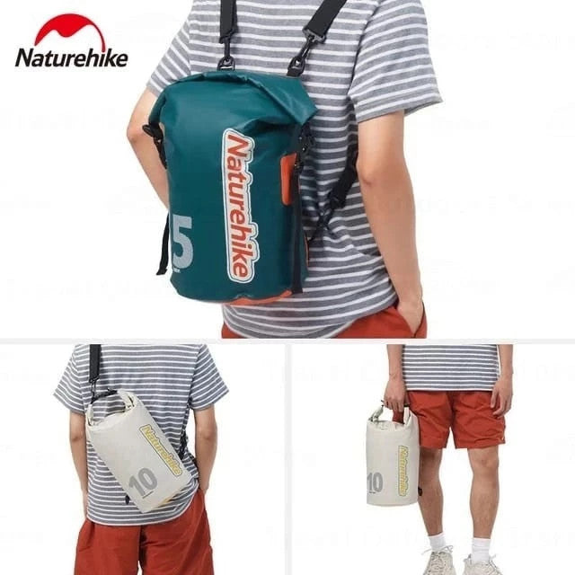 Tas Drybag Outdoor - Naturehike Backpack Waterproof Bag - 10L/15L/25L