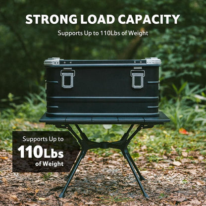 Meja Camping Portable - Yamami YL01 Lightweight Folding Camping Table (Meteorite Black)