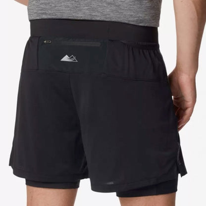 Columbia Men's Endless Trail 2In1 Short - Celana Pendek Lari /Trail Running Pria/Technical Outdoor