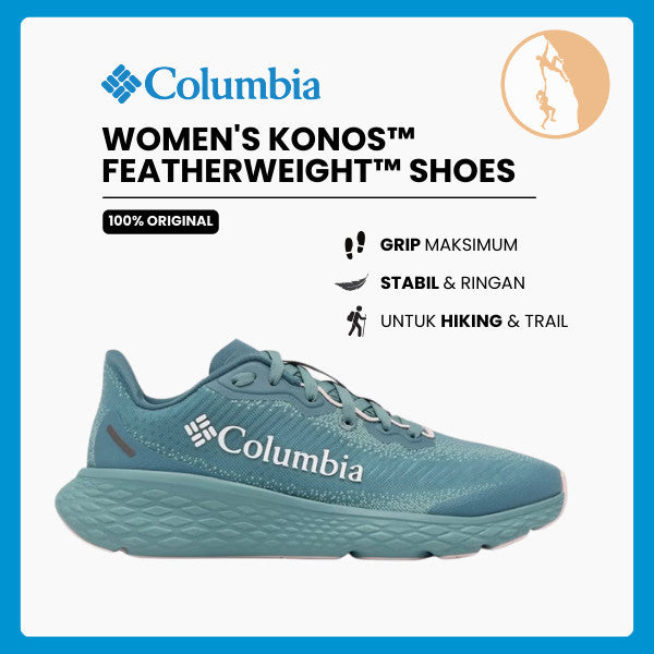 Sepatu Wanita Lari/Trail Running - Columbia Women's Konos™ Featherweight™ Shoes (Metal/Pink Haze)