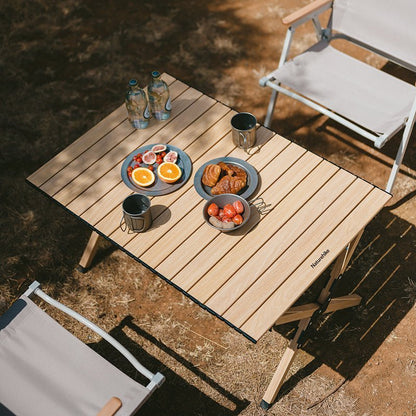 Meja Lipat Portable Camping - Star Jane L01 Egg Roll Table / Wood