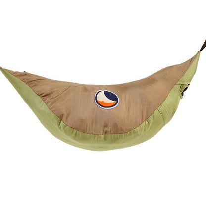 Ticket To The Moon Honeymoon Hammock Green Apple/Ice Brown Kasur Tidur Camping Outdoor Ayunan Super Luas Nyaman 500 x 300 cm Beban 300 kg