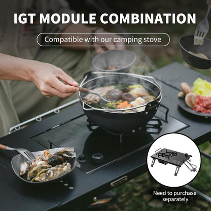 Meja Grill Portable Camping - Naturehike IGT BBQ Table with Charcoal Grill / CNK2350CF018