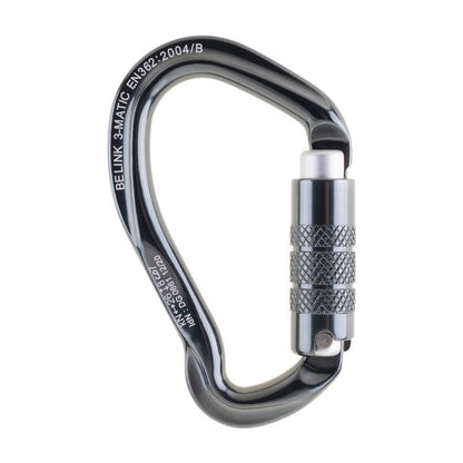 Karabiner Panjat - Beal Link 3-Matic - Asymmetrical Carabiner / Triple-Lock Mechanism