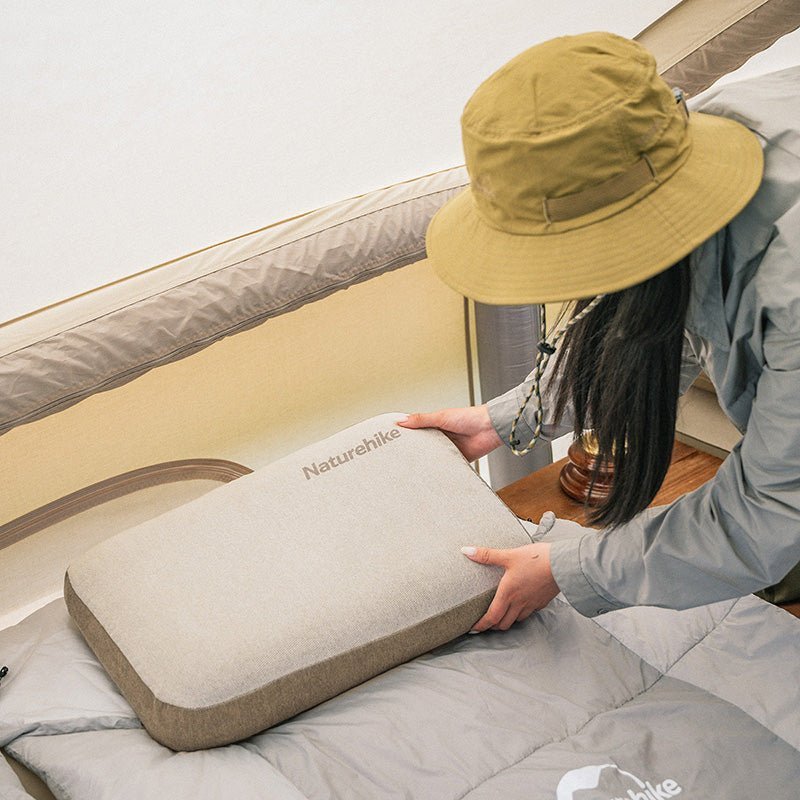 Bantal Traveling/Portable - Naturehike Memory Foam Comfort Square Pillow