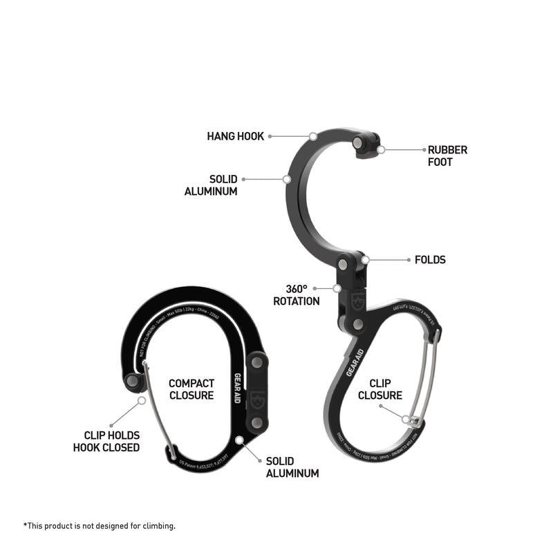 Karabiner Multifungsi - Gear Aid Heroclip (Small / 31gr)