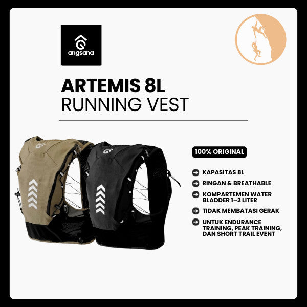 Rompi Lari / Vest Trail Running - Angsana Artemis Breathable Hydro Tech