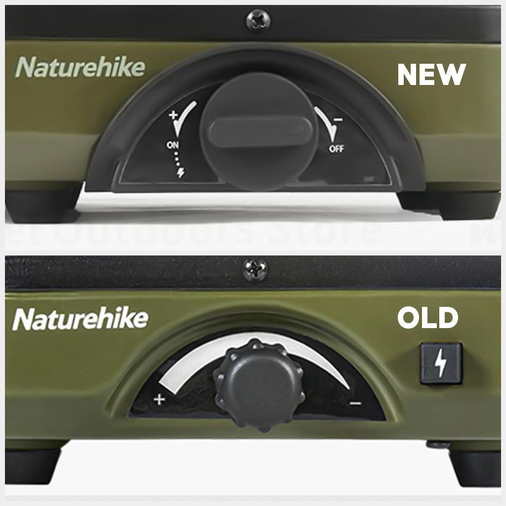 Kompor Camping Portable Outdoor - Naturehike Double Burner Folding Camping Gas Stove NH22RJ003