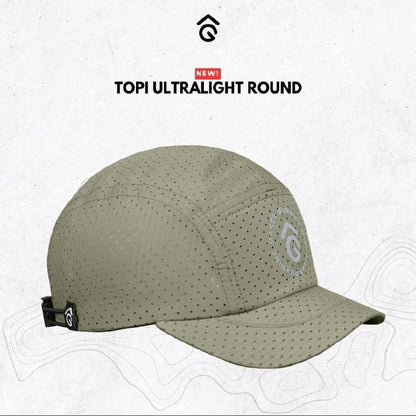Topi Lari Ringan & Breathable - Angsana Series Round Running Cap