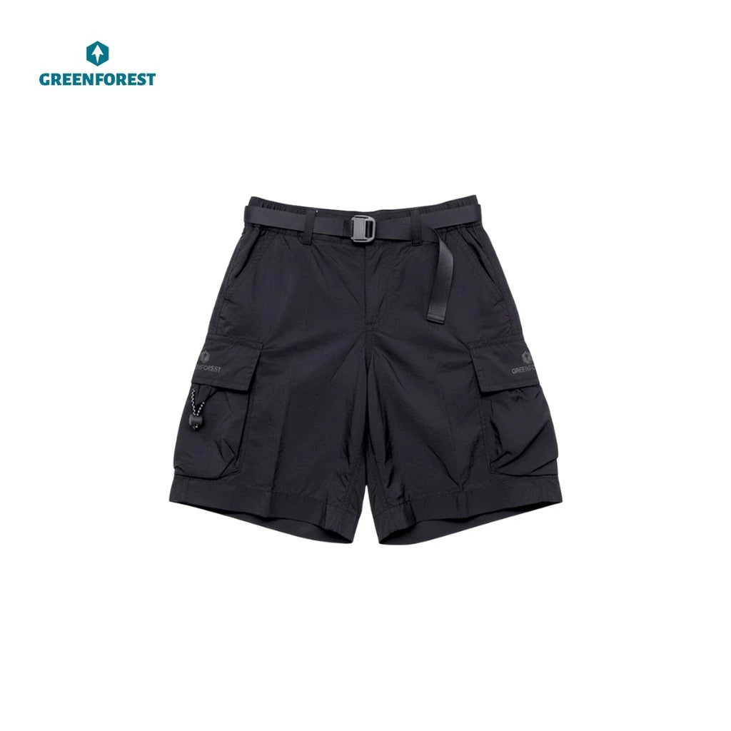 Celana Pendek Cargo Anak-anak Unisex - Greenforest Hinoki / FREE Belt