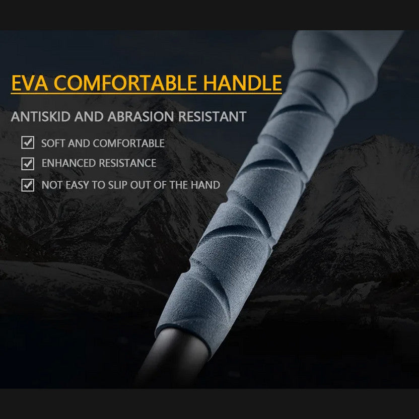 Tongkat Gunung/Hiking - Naturehike Qing Xue Base Three-Section 7075 Aluminum Alloy Trekking Pole / NH17D017-D