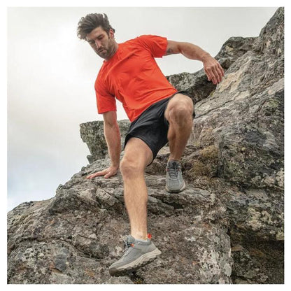 Sepatu Lari/Hiking - Columbia Men’s Hatana Breathe Multi-Sport Shoe (Shark/Red Quartz)