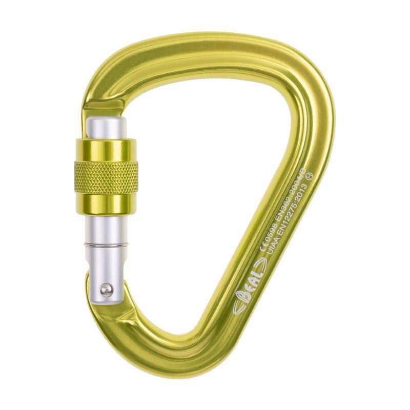 Karabiner Belay - Beal Be Safe Screw Carabiner - Standar EN 362, EN 12275, UIAA 121