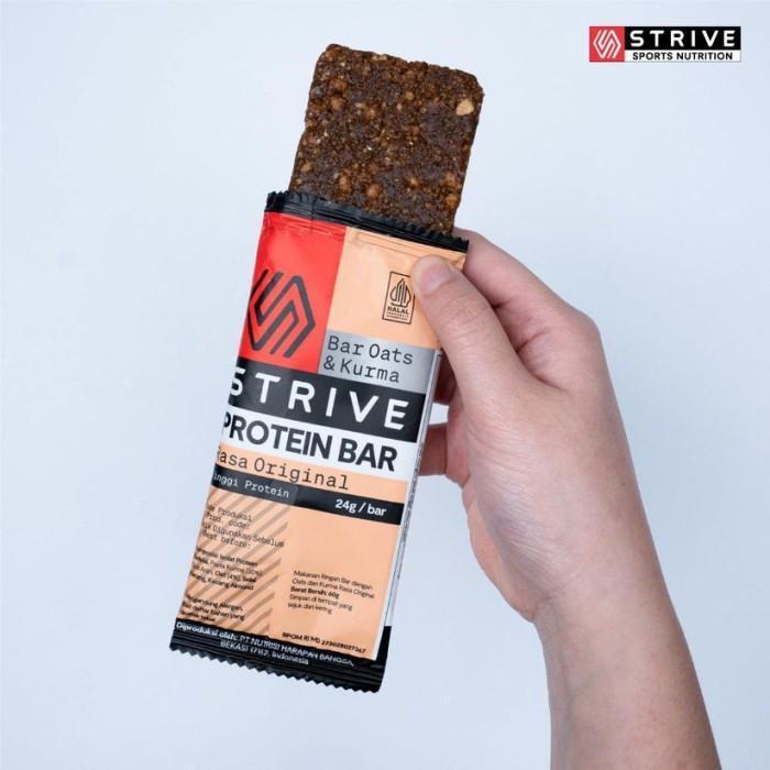 Strive Protein Bar Blueberry (24g Protein/Bar) - Camilan Instant Sehat