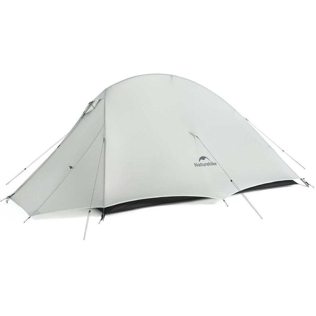 Tenda Camping/Ultralight Backpacking Tent - Naturehike Cloud Up™ UL / Kapasitas 1 Orang / 15D Nylon (Moon Rock Grey)