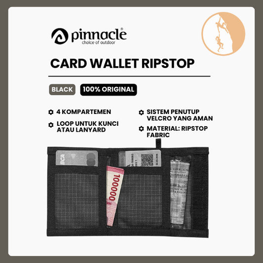 Dompet Kartu - Pinnacle Pro Card Wallet Ripstop (Black)