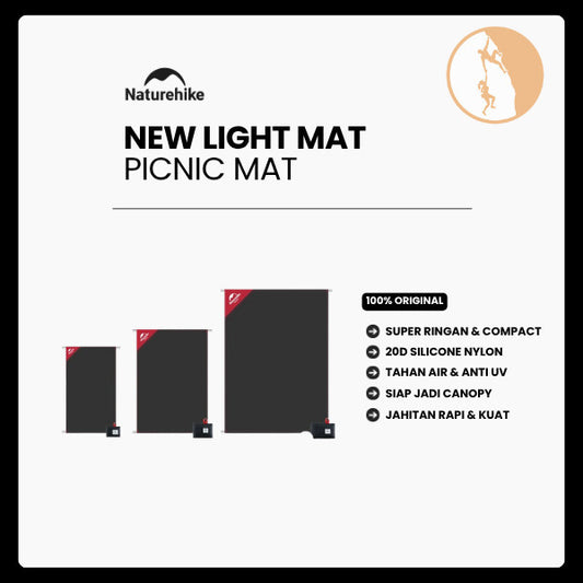 Matras Piknik Camping - Naturehike New Light Mat / NH17D050-B/ Black