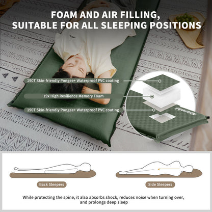 Matras Angin Camping - Naturehike D04 Thickened Self-inflating Cushion