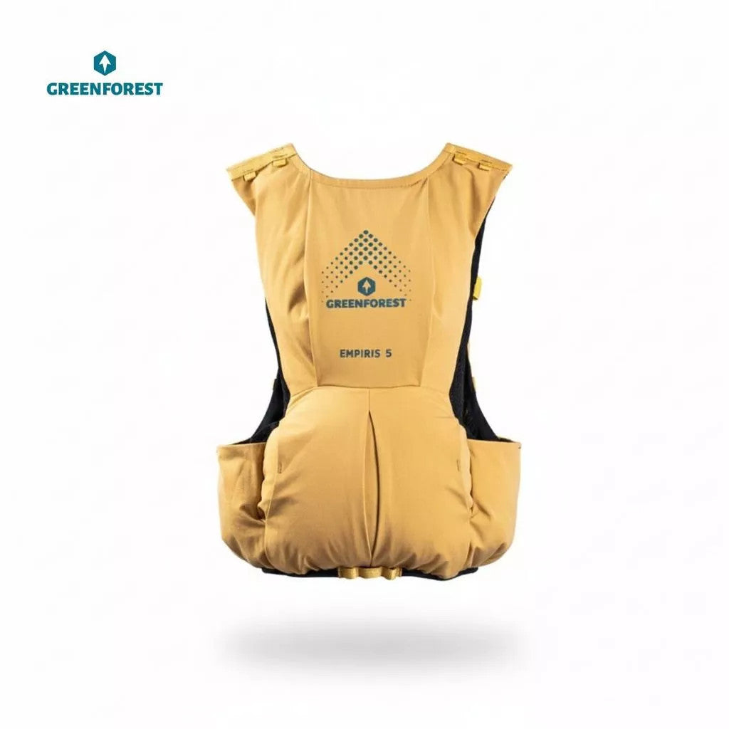 Vest Trail Running Hydration  - Greenforest Empiris 5L (FREE Quiver+Bandana)