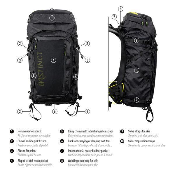 Alpi 40L Instinct Trail - Alpine Pack/Running Hydration Vest