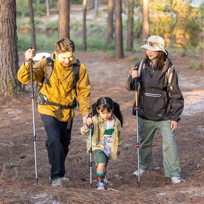 Tongkat Gunung/Hiking - Naturehike Qing Xue Base Three-Section 6061 Aluminum Alloy Trekking Pole / NH17D001-Z