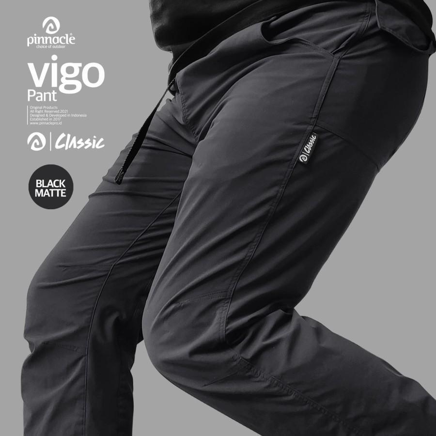 Celana Panjang Pria - Pinnacle Vigo Pant Classic (Black Matte)