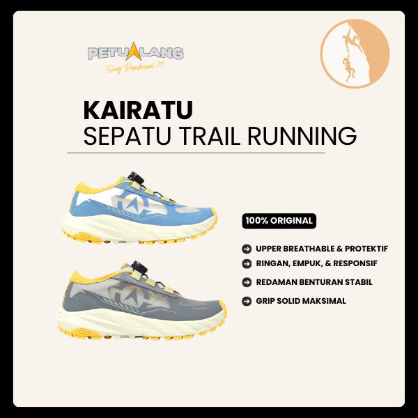 Sepatu Lari Trail Running Unisex - Petualang Kairatu Trail Blazer